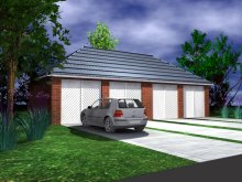 GARAGE TYPE :: Quadruple Garage - Hipped Roof (GP/019) GARAGE TYPE :: Quadruple Garage - Hipped Roof (GP/019)