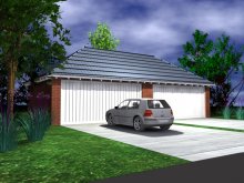 GARAGE TYPE :: Quadruple Garage - Hipped Roof (GP/018) GARAGE TYPE :: Quadruple Garage - Hipped Roof (GP/018)