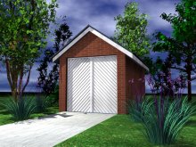 GARAGE TYPE :: Single gable Fronted Garage (GP/011) GARAGE TYPE :: Single gable Fronted Garage (GP/011)