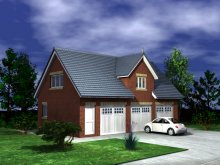 GARAGE TYPE :: Triple Garage - Eaves Fronted (GP/017) GARAGE TYPE :: Triple Garage - Eaves Fronted (GP/017)