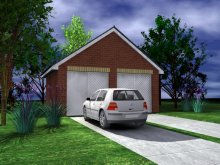 GARAGE TYPE :: Double Garage - Gable Fronted (GP/013) GARAGE TYPE :: Double Garage - Gable Fronted (GP/013)