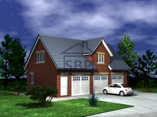 GARAGE TYPE :: Triple Garage - Eaves Fronted (GP/017)