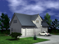 GARAGE TYPE :: Triple Garage - Eaves Fronted (GP/017)